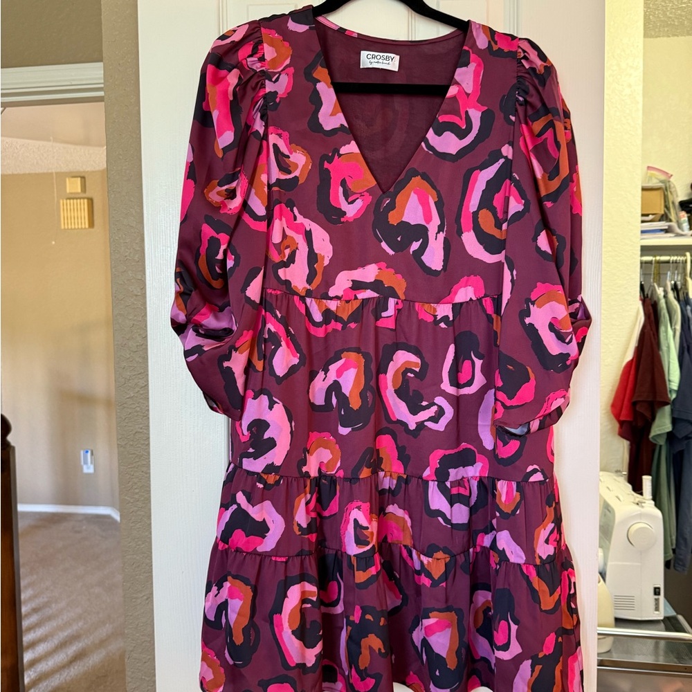 CROSBY by Mollie Burch Vivid Long Sleeve Dress